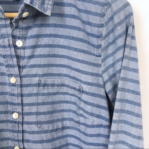 J. CREW Chambray Popover - Picture 4 of 8